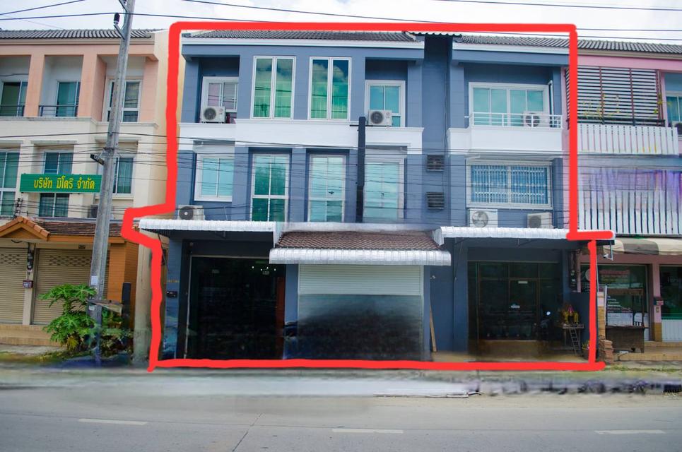อาคารพาณิชย์3ชั้น ติดถนนวงแหวนรอบ2 ใกล้แหล่งชุมชน แมคโคร บิ๊กซี ม.พายัพ สถาณทูตอเมริกา 2