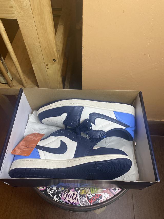 AIR JORDAN1 RETRO LOW OG OBSIDIAN รูปที่ 5