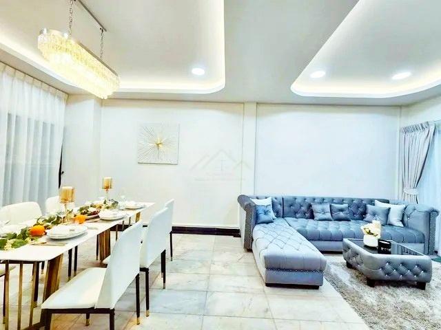 เซ็นทรัล พระราม 9 600 ม ให้เช่าบ้านหรู 3 ชั้น ดาดฟ้า 255ตร.ม. 22 ตร.วา. 6นอน MRTพระราม9 700ม. 4 น้ำตกแต่งครบ หรูหรา จัดเ 2