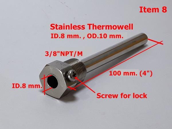 Thermowell SS304,SS316 สต็อกในไทย เปิดใบกำกับภาษีได้ พร้อมส่งด่วน รูปที่ 4