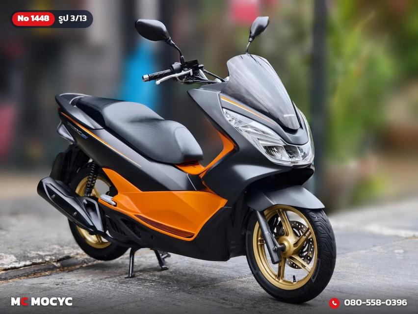 Honda PCX 150i 2017 ดำส้มเตาแกส รถบ้านแท้มือเดียวไม่ใช่รถประมูล เอกสารครบ No.1448 รูปย่อยที่ 4