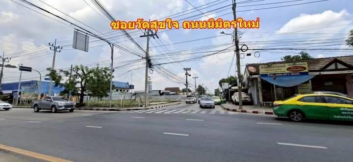 ขายที่ดินมีนบุรี ซอยวัดสุขใจ 18 เนื้อที่ 179 ตารางวา รูปแปลงสวย เข้าซอยไม่ลึก 5