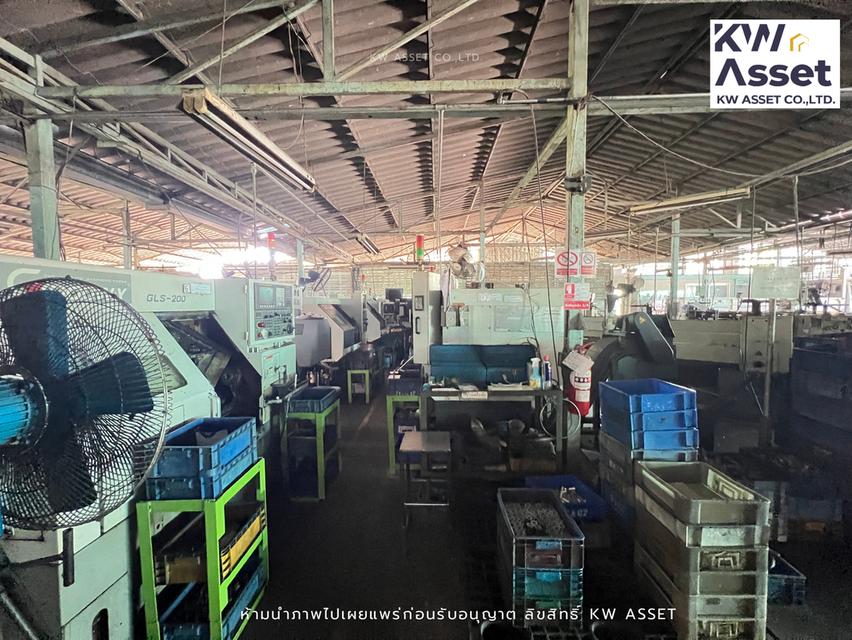 ขายกิจการโรงงานศรีราชาที่ดิน 5-0-94 ไร่ มีใบ รง.4 📍ชลบุรี  🟪ที่ดินผังสีม่วงลายจุด #KWASSET 9