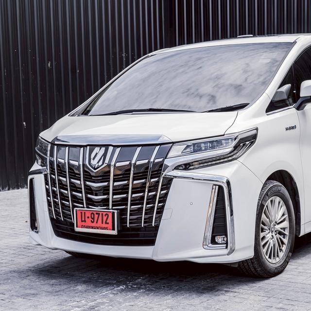 รหัสรถ 67GG7641 TOYOTA #ALPHARD 2.5 HYBRID E-FOUR ปี 2018 สีขาว