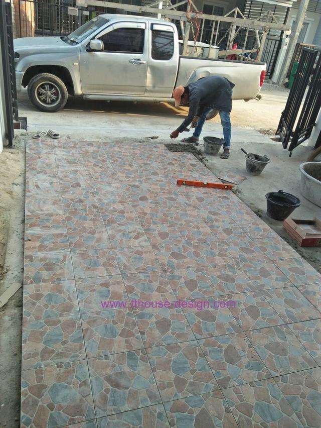 รับเหมา ต่อเติม โครงหลังคา กันสาด ห้องครัว เทพื้นปูกระเบื้อง Line dddesign23 20