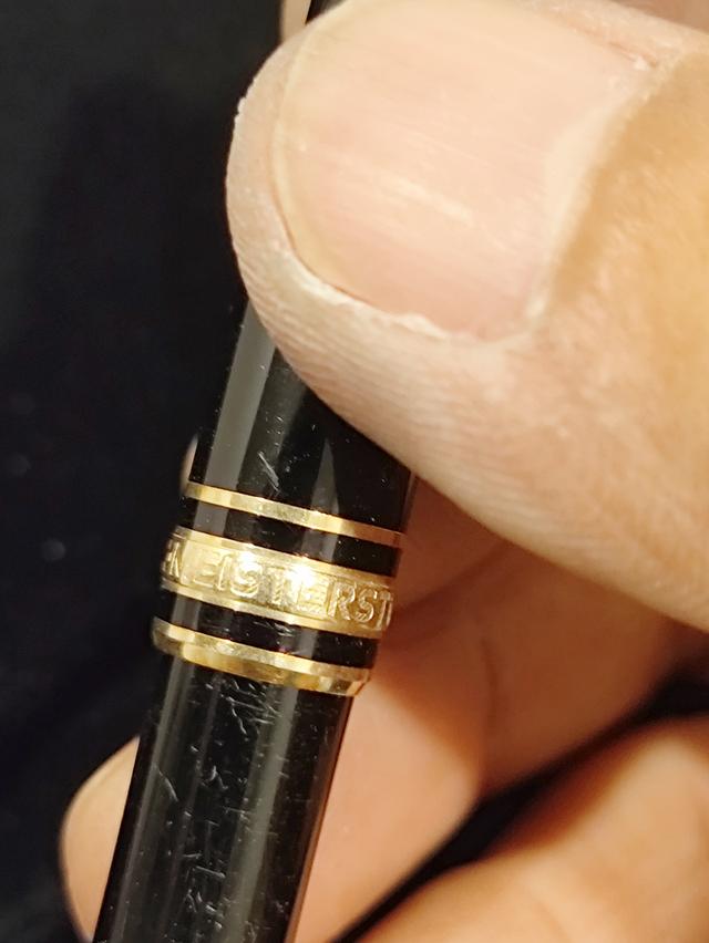 ปากกา มองบลังค์ 116 รุ่น Montblanc Meiterstuck 116 Mozart with Gold Trim Ballpoint Pen รูปที่ 11