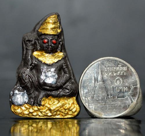 ✨ The Sovereign Phor Ngur "Nuea Duang" Destiny-Master: Authentic Phra Arjan Pom Khmer-Lanna Sacred Black Charm Talisman Infused with Primordial Attrac รูปที่ 14