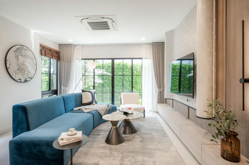 ให้เช่าบ้านเดี่ยวหรู | Nantawan Rama 9 – New Krungthep Kreetha  บ้านเดี่ยวระดับ Luxury พร้อมอยู่ ทำเลกรุงเทพกรีฑาใหม่ พื้นที่กว้าง ฟังก์ชันครบ 3