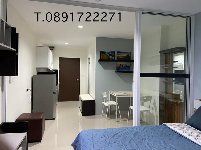 คอนโด อัสสกาญจน์ เพลส ศรีนครินทร์ ใกล้รถไฟฟ้าสีเหลือง หัวหมาก 27.61 ตรม 1 ห้องนอน ชั้น17 ตกแต่งครบ 5