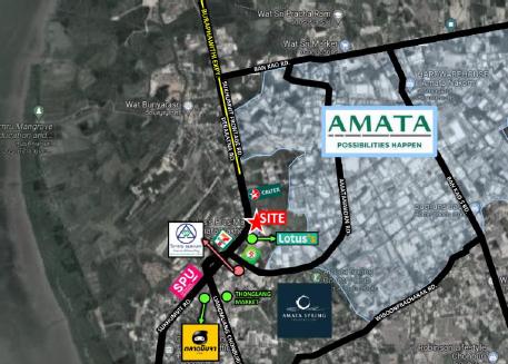 ขายที่ดิน อมตะ ชลบุรี โลตัสพลัสมอล