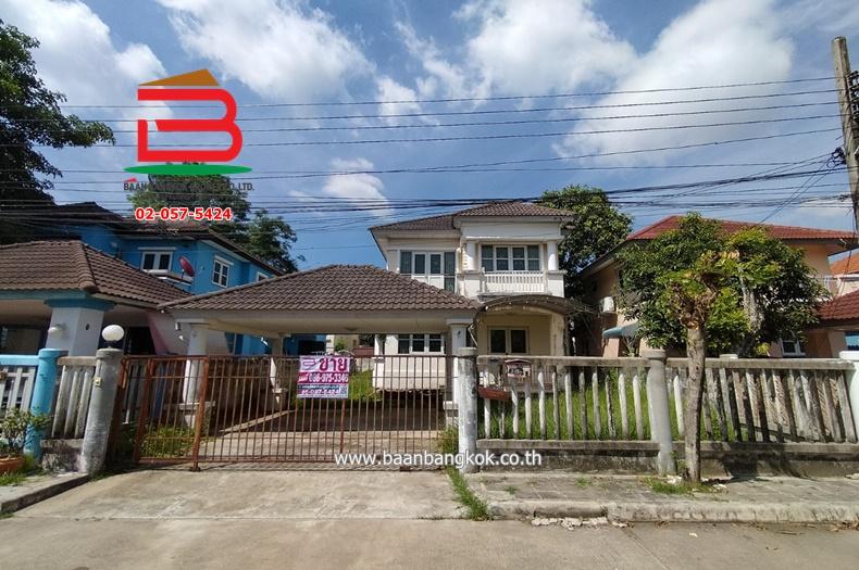 บ้านเดี่ยว หมู่บ้าน ชวนชื่น บางนา ซ.เกียรติพิพัฒน์ธานี เนื้อที่ 60 ตรว. ถ.บางนา-ตราด กม.29.5 อ.บางบ่อ จ.สมุทรปราการ 1