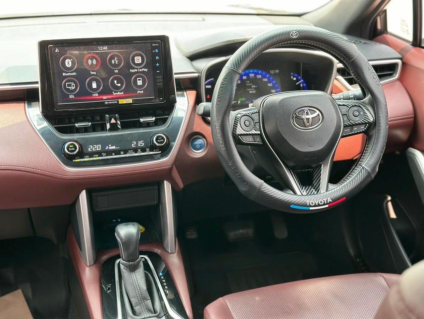 รหัสรถ QT2126 🚘  Toyota Corolla Cross 1.8HV PREMIUM SAFETY สีดำปี 2021 7