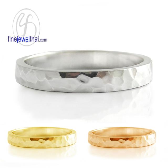 Finejewelthai แหวนเกลี้ยง แหวนเงินแท้925 R100500h