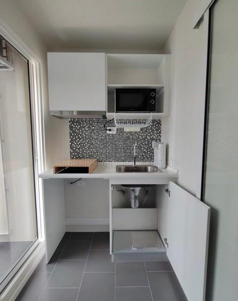 CR6901-0023 ให้เช่าคอนโด Blue Phahonyothin 35 ขนาด 28 ตรม 1 ห้องนอน ชั้น 5 ห้องริม ใกล้ BTS สถานีรัชโยธิน และ พหลโยธิน 3 6