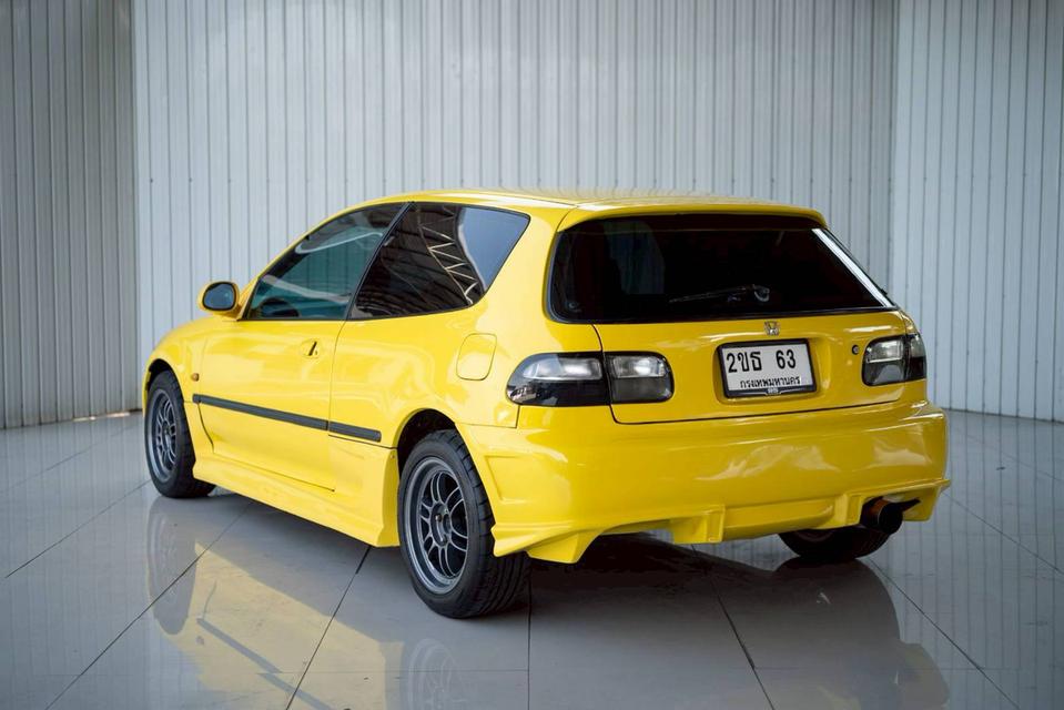 Honda Civic EG 3Door ปี 1995 สีเหลือง Spoon Style รูปที่ 9