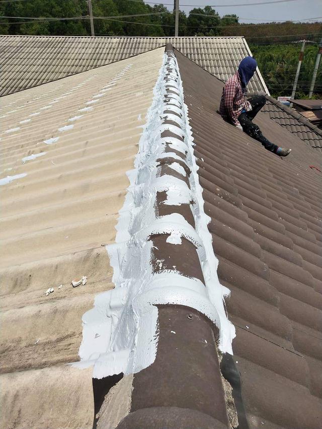 งานซ่อมบ้าน งานซ่อมหลังคารั่ว เปลี่ยนหลังคา ทาสีหลังคาใหม่ รูปย่อยที่ 3