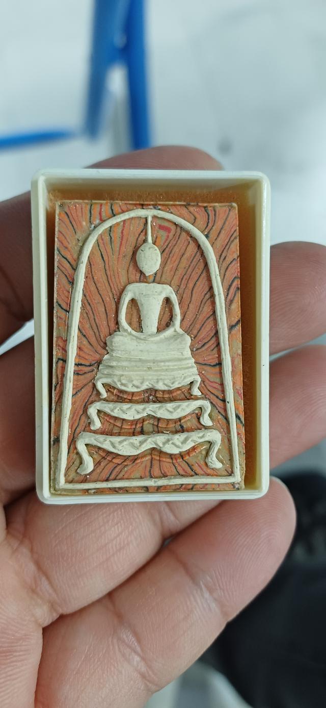 พระสมเด็จฐานสิงห์หลวงพ่อแพ รุ่นย้อนยุค ปี 2539 เนื้อผงลาย วัดพิกุลทอง จ.สิงห์บุรี