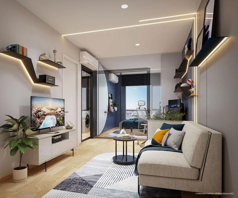 ขายดาวน์คอนโด Flexi Riverview – เจริญนคร ชั้น 18 (Rare Unit วิวแม่น้ำ+วิวสระ) ทำเลดี ใกล้ MRT ดาวคะนอง  5