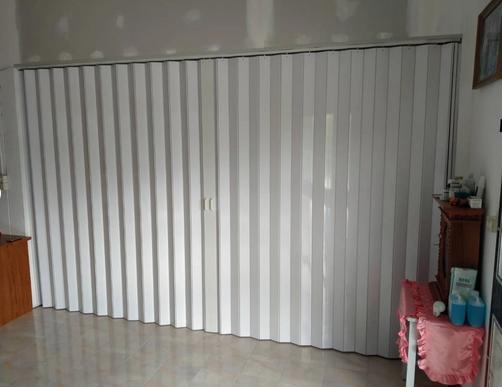 ขายฉาก PVC แบบทึบ กั้นแอร์ กั้นห้อง กั้นบันได 7