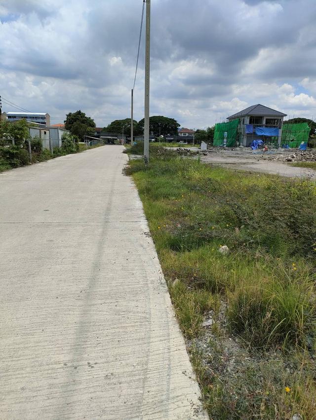 ที่ดินเปล่าถมแล้วพื้นเทคอนกรีตให้เช่าใกล้ 5 แยกวัชรพล กรุงเทพมหานคร 7