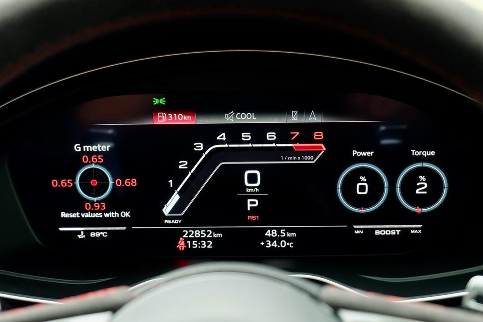 Audi RS4 Avant 2.9 V6 Bi-Turbo Quattro ปี 2022 สีฟ้า รถสวยไมล์น้อย หาอยู่ด่วนช้าไปก่อน รูปที่ 20