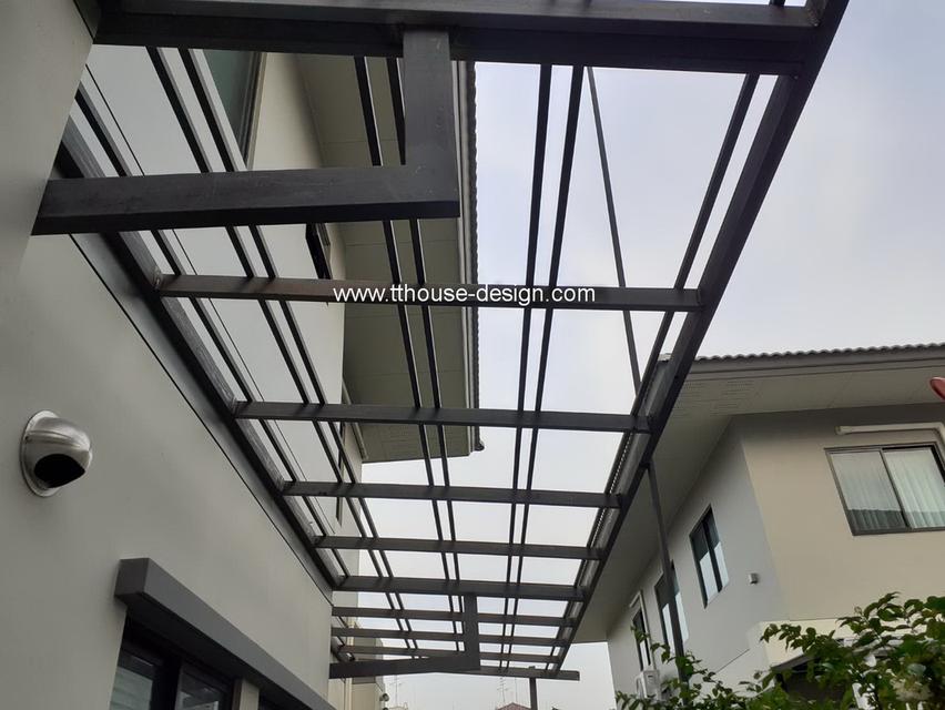 รับเหมา ต่อเติม โครงหลังคา กันสาด ห้องครัว เทพื้นปูกระเบื้อง Line dddesign23 รูปที่ 14