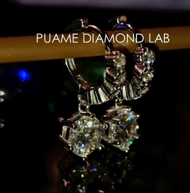 ต่างหูเพชร ดีไซน์โดดเด่น งานผีมือละเอียดประณีต ราคาสบายกระเป๋า พร้อมใบรับประกันสินค้าทุกชิ้นที่ร้านปุอามี่ Diamond Lap Rama2 (083-2469526) 2