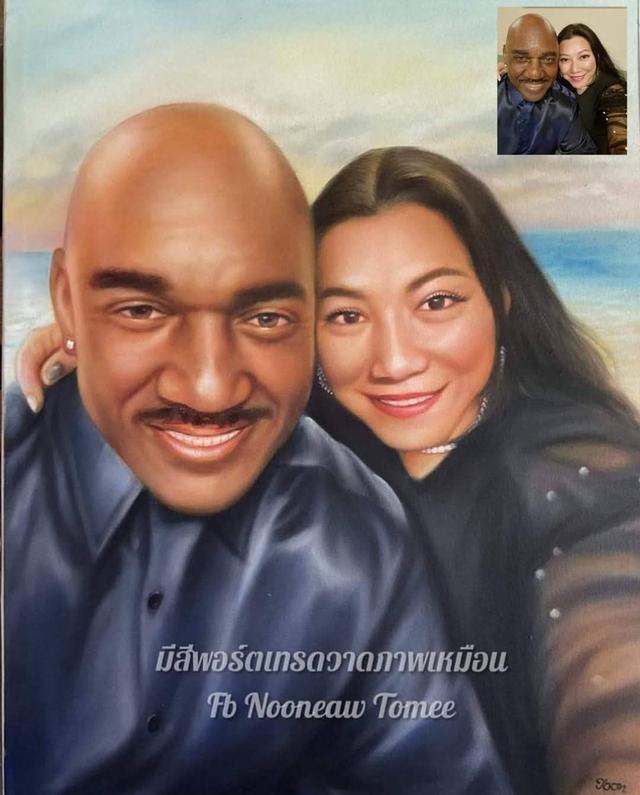 จำหน่ายและรับวาดภาพเหมือนสีน้ำมัน 8