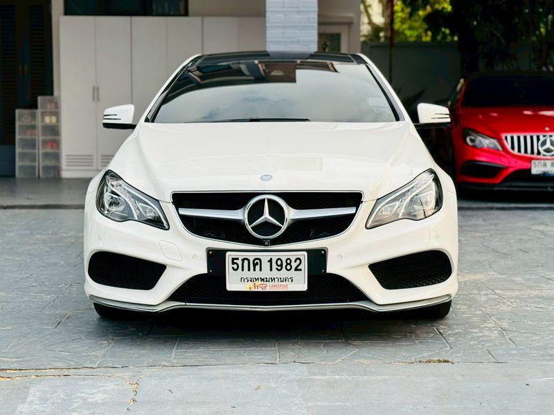 Benz E200 W207 เครื่อง 2.0turbo Amg Dynamic ไมล์ 50,xxx กม สีขาว ปี 2014
