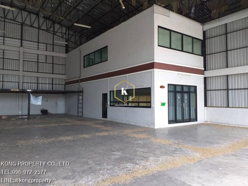 ให้เช่าโกดัง บางเลน นคปฐม พื้นที่ 1819 ตรม ห้องพักคนงาน 6 ห้อง 3