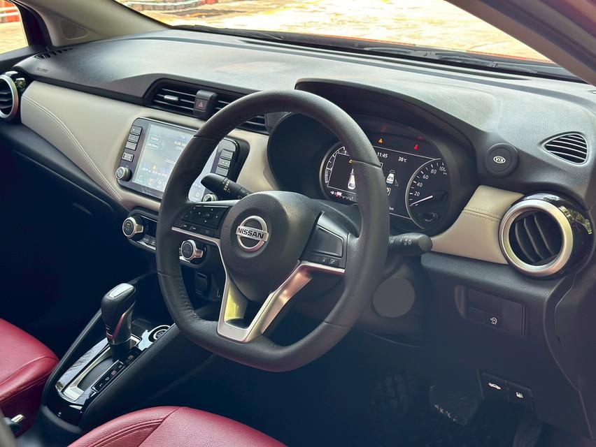 รหัสรถ PAT1936 Nissan Almera 1.0 VL Turbo A/T ปี 2021 สีแดง 8