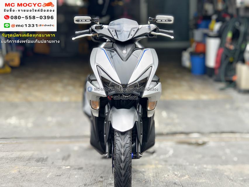 Aerox รุ่นTop Abs 2017 เครื่องท่อเดิมเสียงเงียบ ใช้งานได้ปกติ ชุดสีตามสภาพ มีเล่มเขียวชุดโอนให้ครบ NO1048   