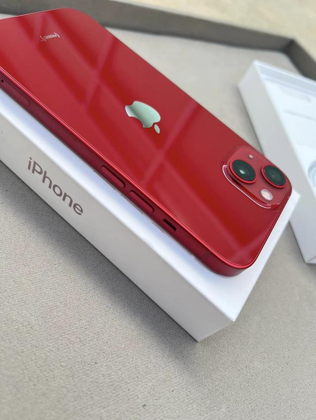 iPhone 13 สีแดง+มีกล่อง 2