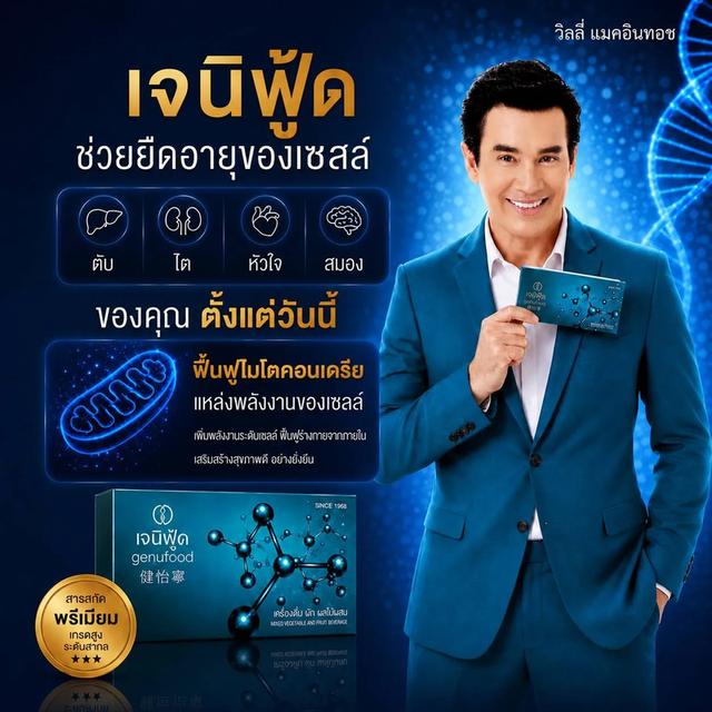 เจนิฟู้ด GENUFOOD ผลิตภัณท์ดูแลสุขภาพ