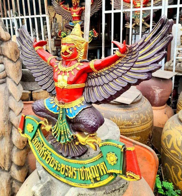 พญาครุฑธนาคาร ครุฑแขวนผนัง ขนาด70ซม 4