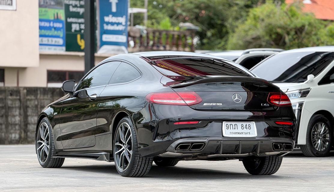 ปี 2019 BENZ C-CLASS AMG,C43 4MATIC COUPEโฉม W205 ปี14-23 C43 AMG Facelift สีดำ 5