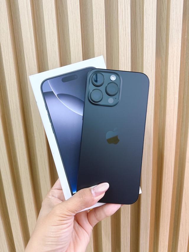 📱 iPhone16  Promax 256GB Zp   เครื่องศูนย์ไทยเดิมๆ ประกันศูนย์ถึง กค ปี69  รอบชาร์จ29 ราคา 36,900.- โทร081-9377882