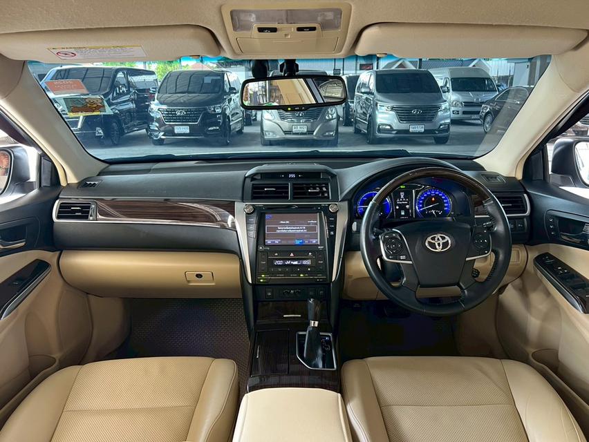 TOYOTA CAMRY 2.5 HV NAVI ปี 2017 โฉม ปี12-18 สีขาว 7