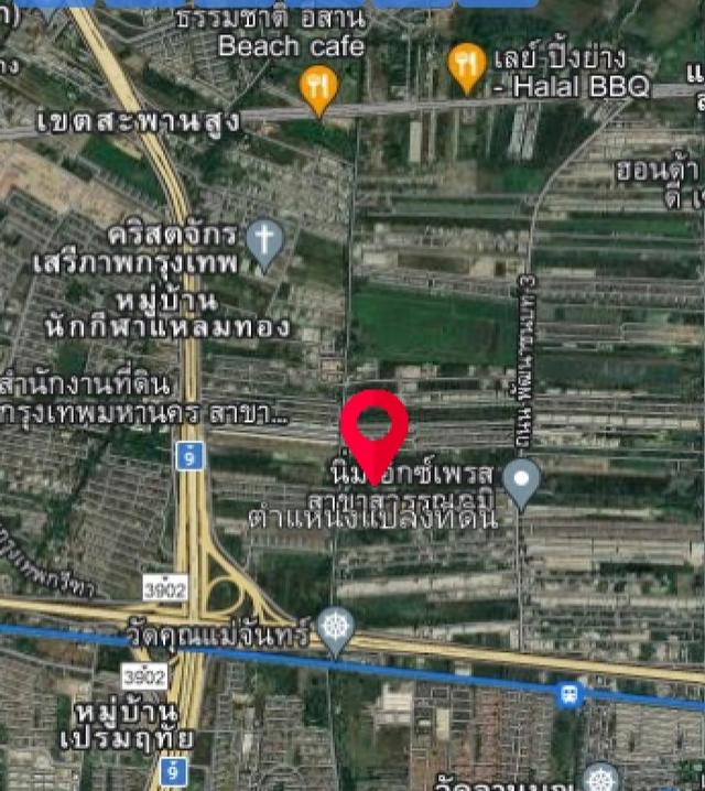 ขายที่ดิน 4 ไร่ ถนนพัฒนาชนบท 3 ซอยสมร ใกล้มอเตอร์เวย์กรุงเทพ-ชลบุรี 7