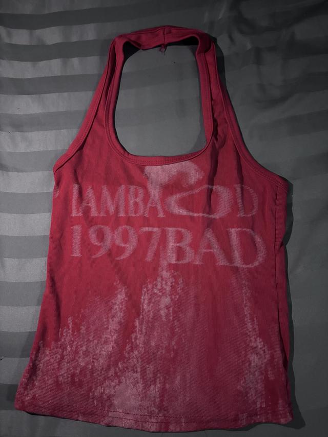 เสื้อคล้องคอเซ็กซี่สีแดง