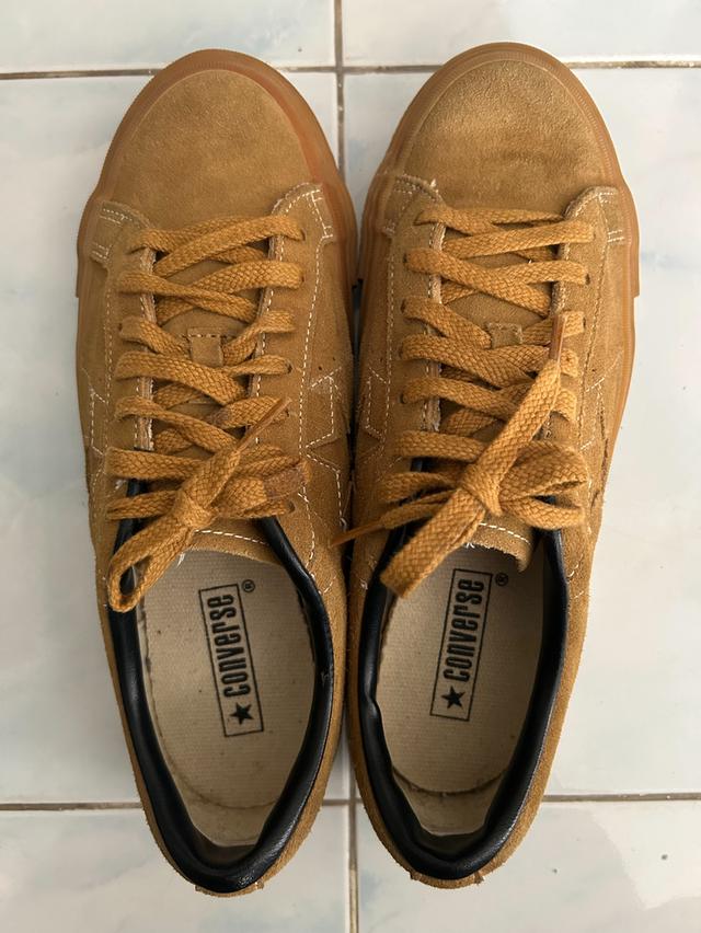 ขาย Converse One Star Suede (หนังกลับ) สี Wheat ไซซ์ 7.5US สภาพดีพื้นเต็ม รูปย่อยที่ 4