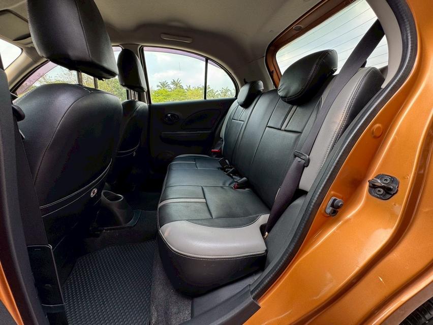 Nissan March 1.2E ปี2013 AT สีส้ม รูปที่ 9