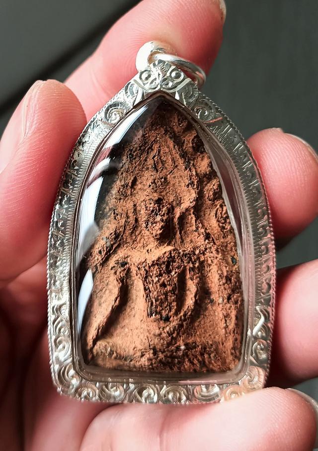 พลายคู่ตัดเดียว พิมพ์เทวดาซุ้มคู่ กรุวัดบ้านกร่าง