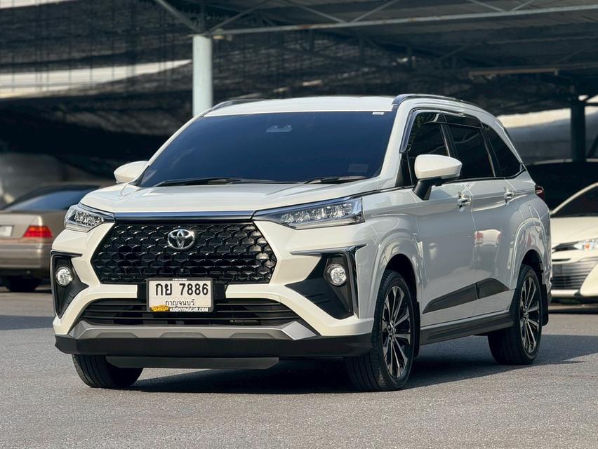 Toyota Veloz 1.5 Premium  ปี2022 จดทะเบียน 2023  สีขาว รถมือเดียว สีขาวมุก 