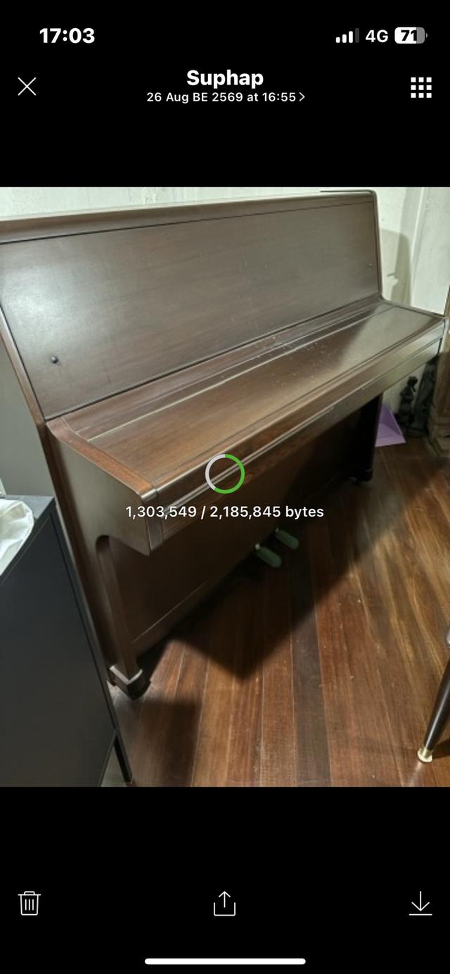 เปียโน ยี่ห้อ Robinson upright piano รูปย่อยที่ 2