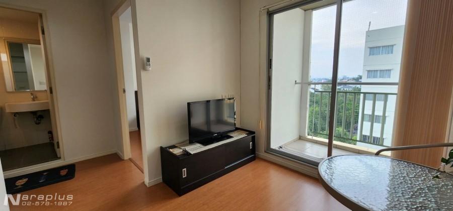 68111128 : ขาย Condo แบบ 1 ห้องนอน ห้องมุม พื้นที่ขนาด  25.77 ตารางเมตร พร้อมอยู่  โครงการ ลุมพินี คอนโดทาวน์ นิด้า-เสรีไทย 2 ชั้น 7 พึ่งรีโนเวทเสร็จ  4