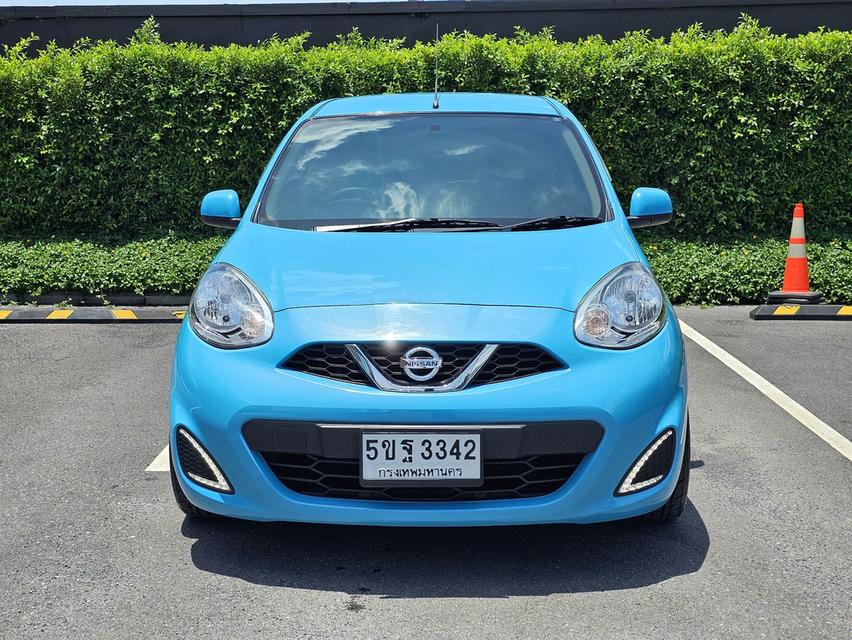 Nissan March 1.2E ปี2019 เกียร์AT สีฟ้า