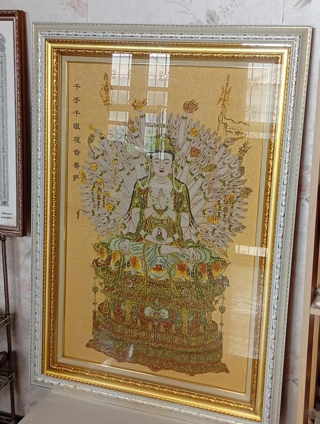 ภาพเจ้าแม่กวนอิม Hand made รูปที่ 3