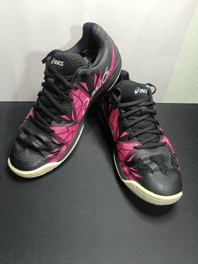 รองเท้ากีฬาในร่ม ASICSรุ่นGEL-FASTBAL*L 3 ดำชมพู ไซส์ 42.5 (27cm)