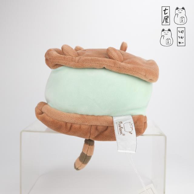 ตุ๊กตา แมวพุชชีน ไอติม 🐺 Neapolitan Ice Cream Sandwich ~ GUND ~ Pusheen the Cat ~ Standard 23 cm 🍨 รูปที่ 7